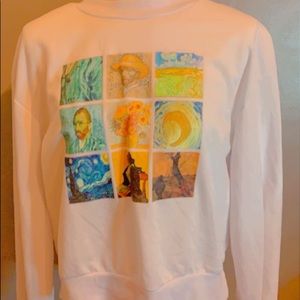 vincent van gogh crew neck